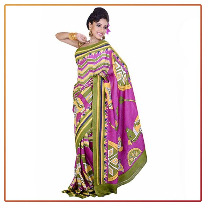 Buy Pure Matka Muslin Jamdani Saree With Ball Motif Artwork Handloom Muslin  Soft Silk Saree With Blouse Piece Online in India - Etsy